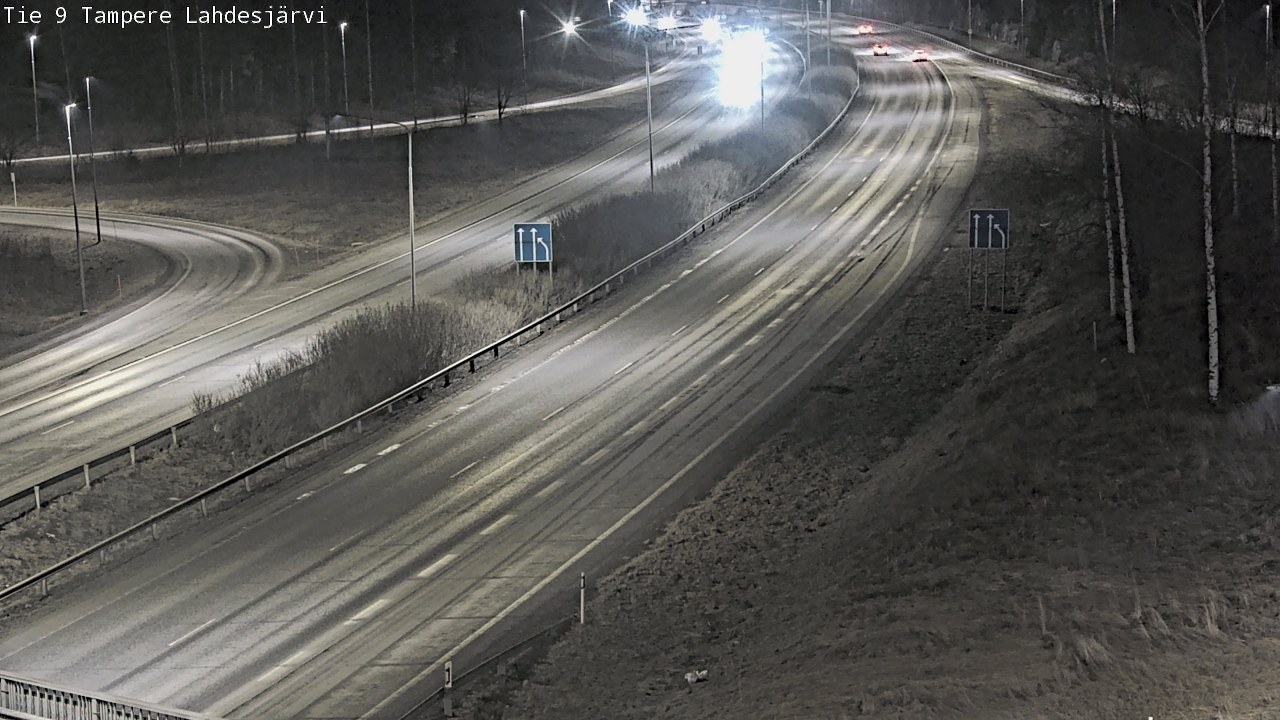 Weather Camera Image Väg 9 Tammerfors, Lahdesjärvi, Tampere, Pirkanmaa