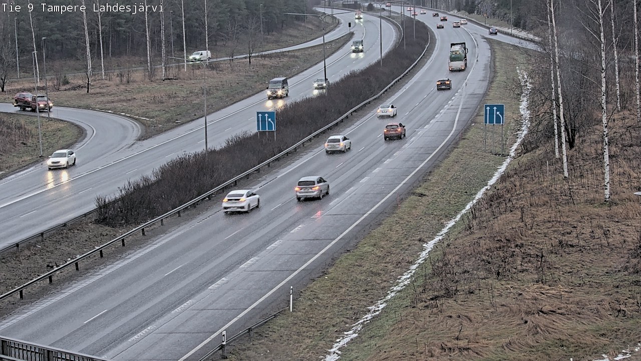 Weather Camera Image Väg 9 Tammerfors, Lahdesjärvi, Tampere, Pirkanmaa