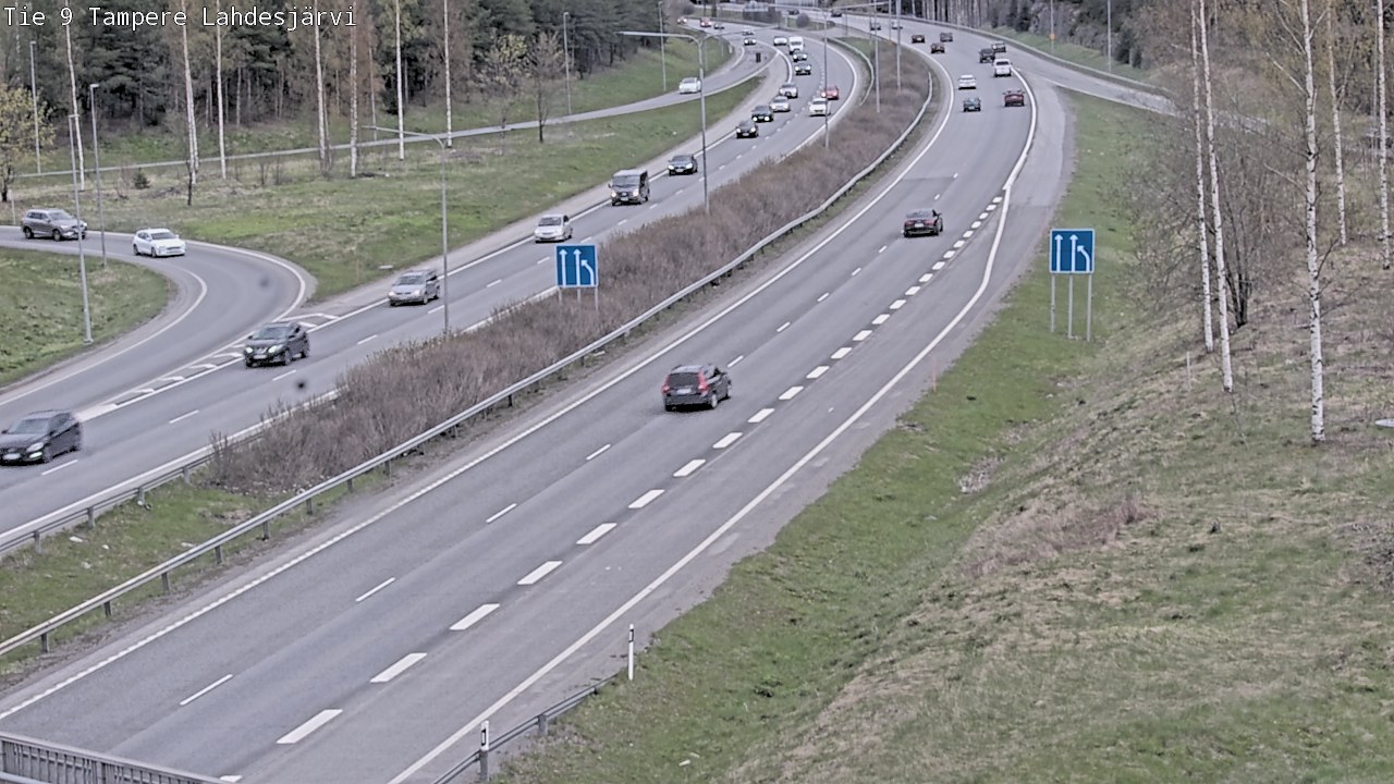 Weather Camera Image Road 9 Tampere, Lahdesjärvi, Tampere, Pirkanmaa