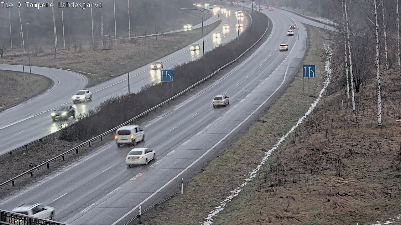 Weather Camera Image Väg 9 Tammerfors, Lahdesjärvi, Tampere, Pirkanmaa