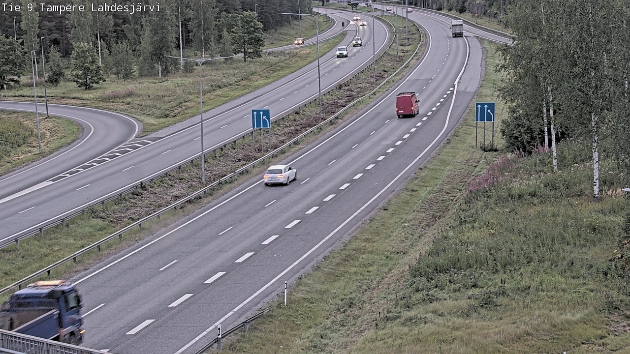 Weather Camera Image Road 9 Tampere, Lahdesjärvi, Tampere, Pirkanmaa