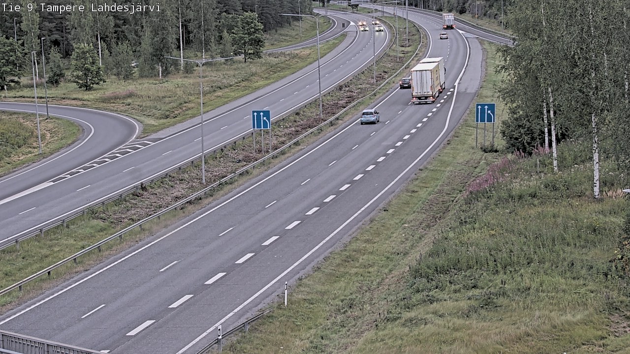 Weather Camera Image Road 9 Tampere, Lahdesjärvi, Tampere, Pirkanmaa