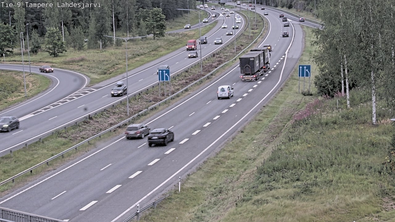 Weather Camera Image Road 9 Tampere, Lahdesjärvi, Tampere, Pirkanmaa