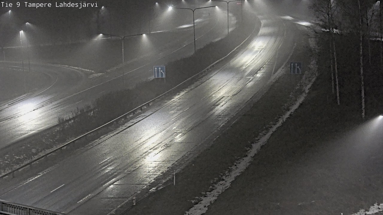 Weather Camera Image Väg 9 Tammerfors, Lahdesjärvi, Tampere, Pirkanmaa
