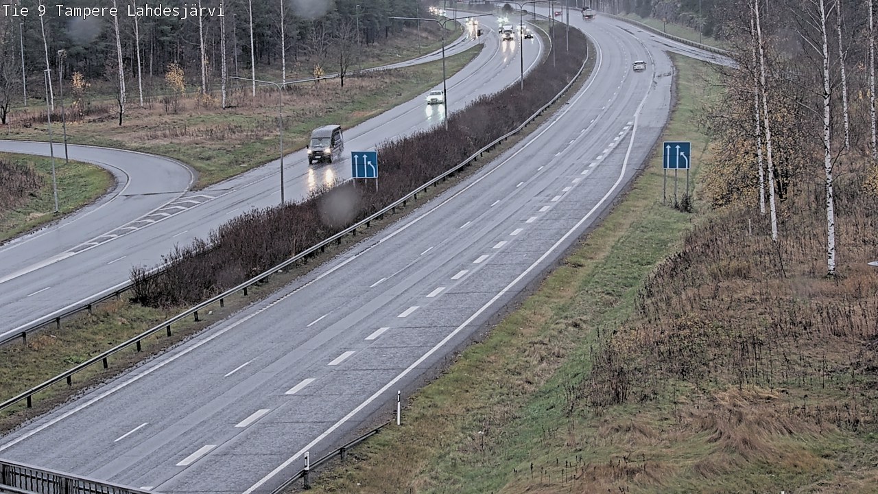Weather Camera Image Väg 9 Tammerfors, Lahdesjärvi, Tampere, Pirkanmaa