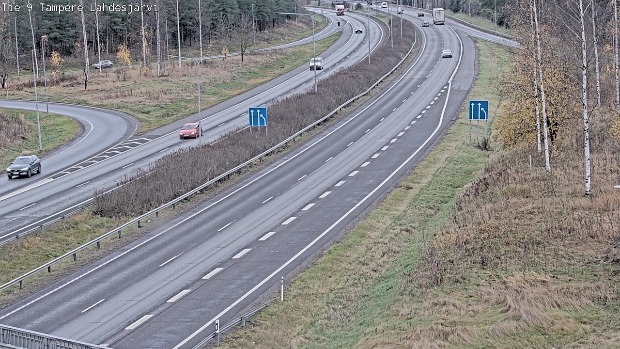 Kelikamerat Kuva Tie 9 Tampere, Lahdesjärvi, Tampere, Pirkanmaa