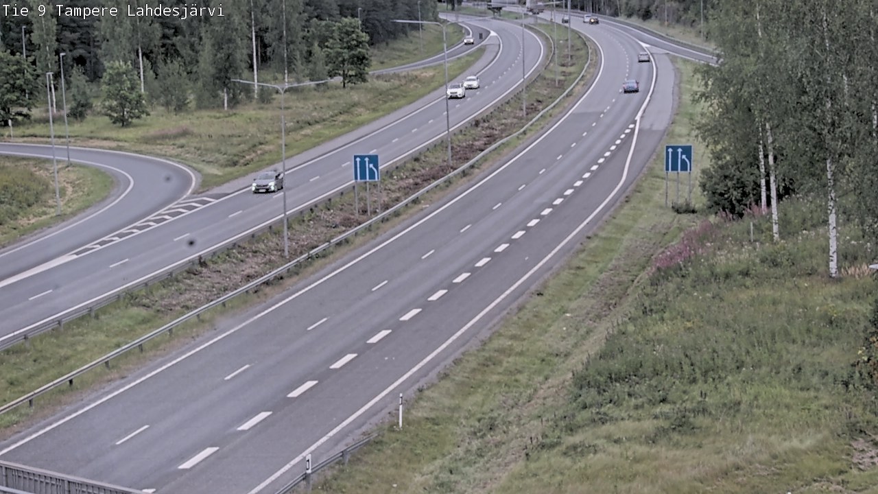 Weather Camera Image Road 9 Tampere, Lahdesjärvi, Tampere, Pirkanmaa