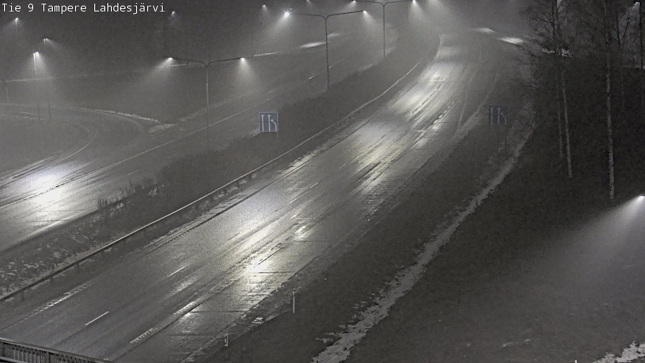 Weather Camera Image Väg 9 Tammerfors, Lahdesjärvi, Tampere, Pirkanmaa