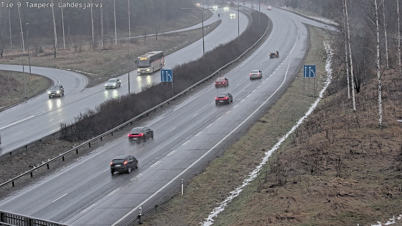 Weather Camera Image Väg 9 Tammerfors, Lahdesjärvi, Tampere, Pirkanmaa