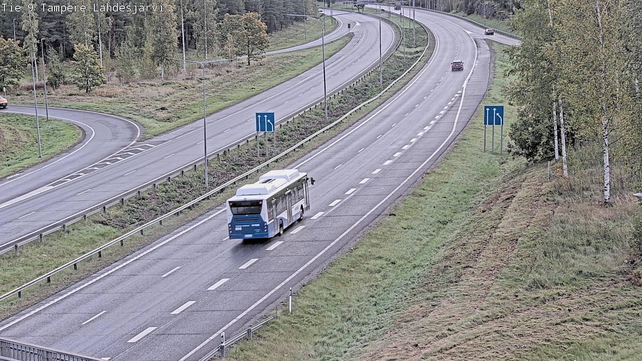 Weather Camera Image Road 9 Tampere, Lahdesjärvi, Tampere, Pirkanmaa
