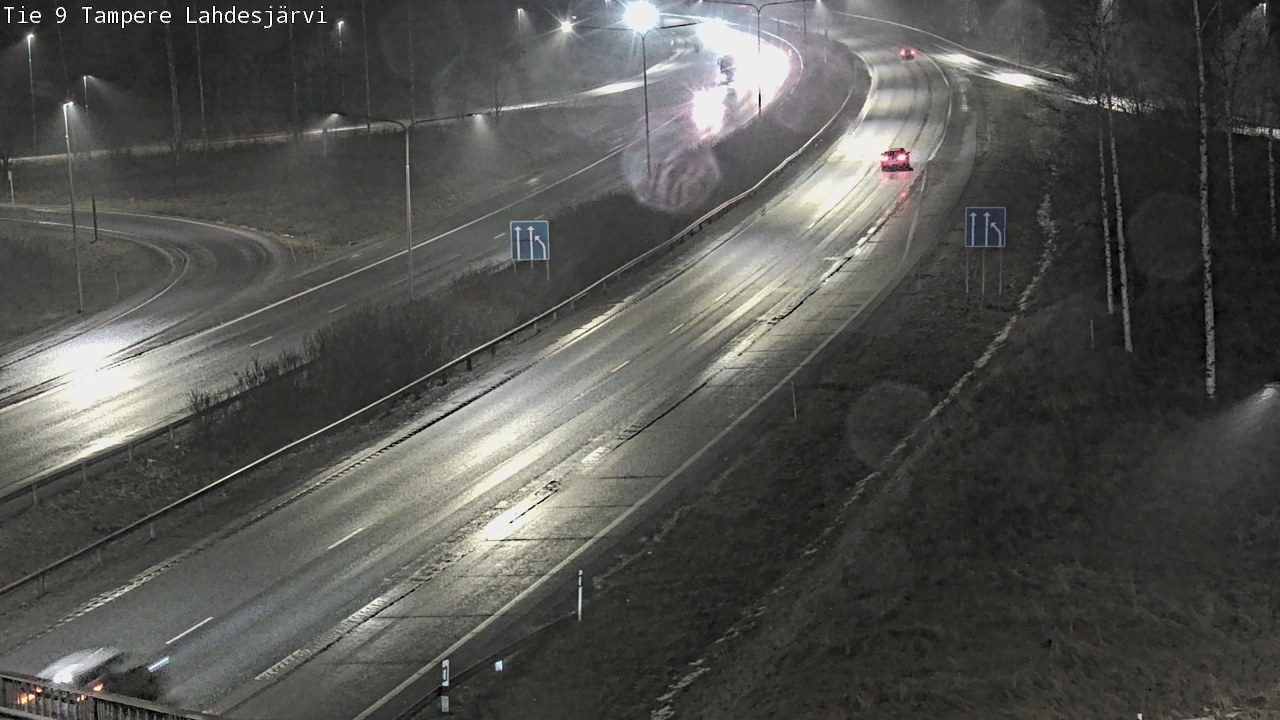 Weather Camera Image Väg 9 Tammerfors, Lahdesjärvi, Tampere, Pirkanmaa