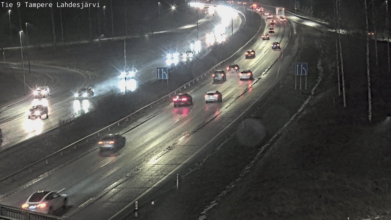 Weather Camera Image Väg 9 Tammerfors, Lahdesjärvi, Tampere, Pirkanmaa
