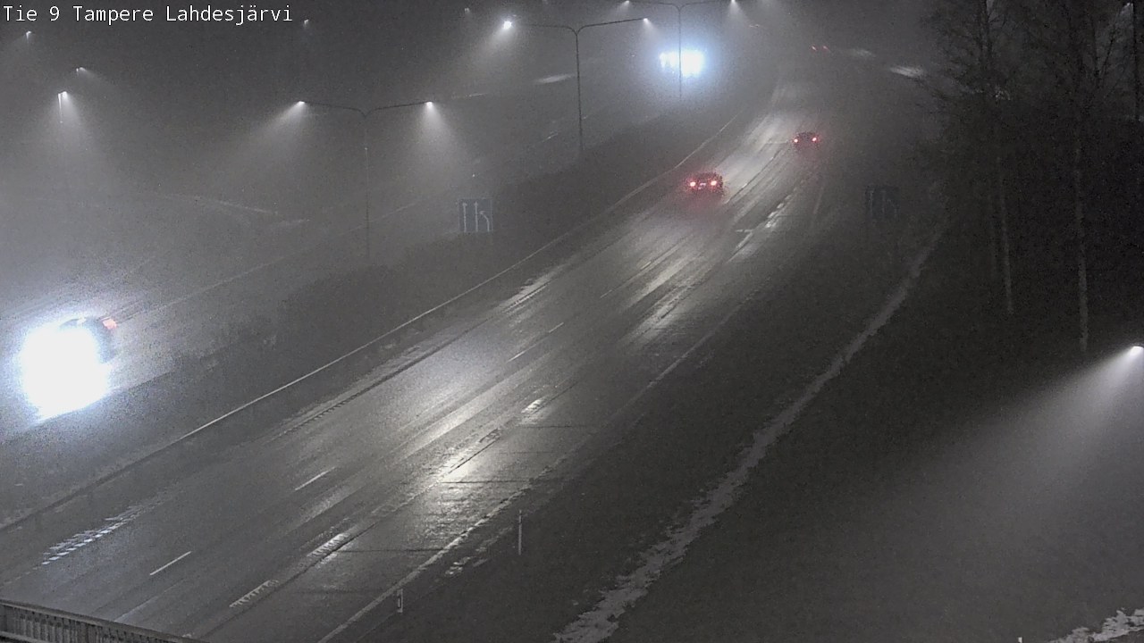 Weather Camera Image Väg 9 Tammerfors, Lahdesjärvi, Tampere, Pirkanmaa