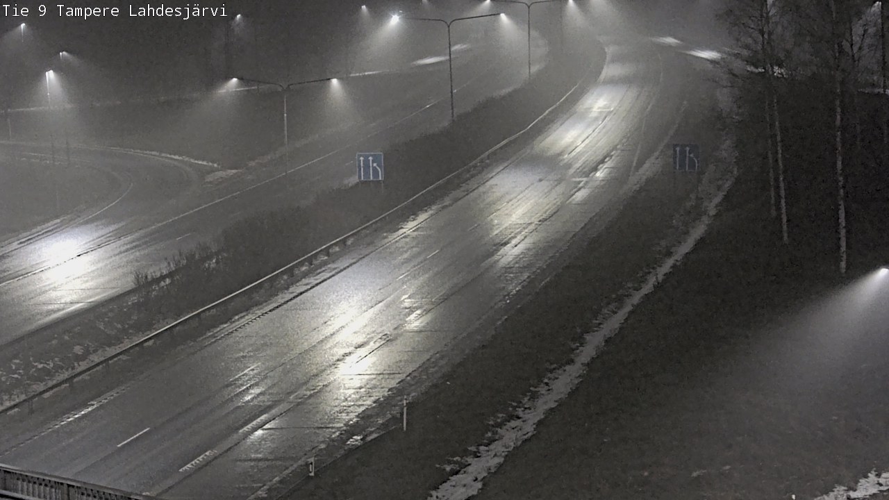 Weather Camera Image Väg 9 Tammerfors, Lahdesjärvi, Tampere, Pirkanmaa