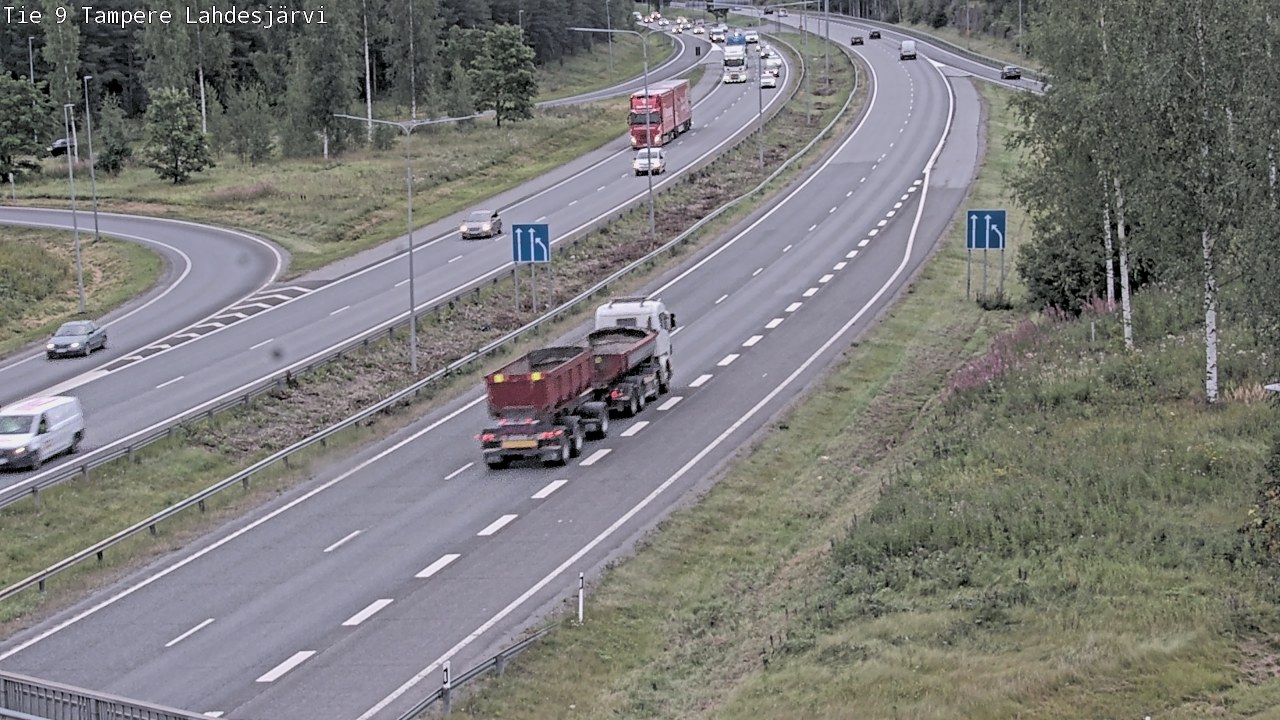 Weather Camera Image Road 9 Tampere, Lahdesjärvi, Tampere, Pirkanmaa