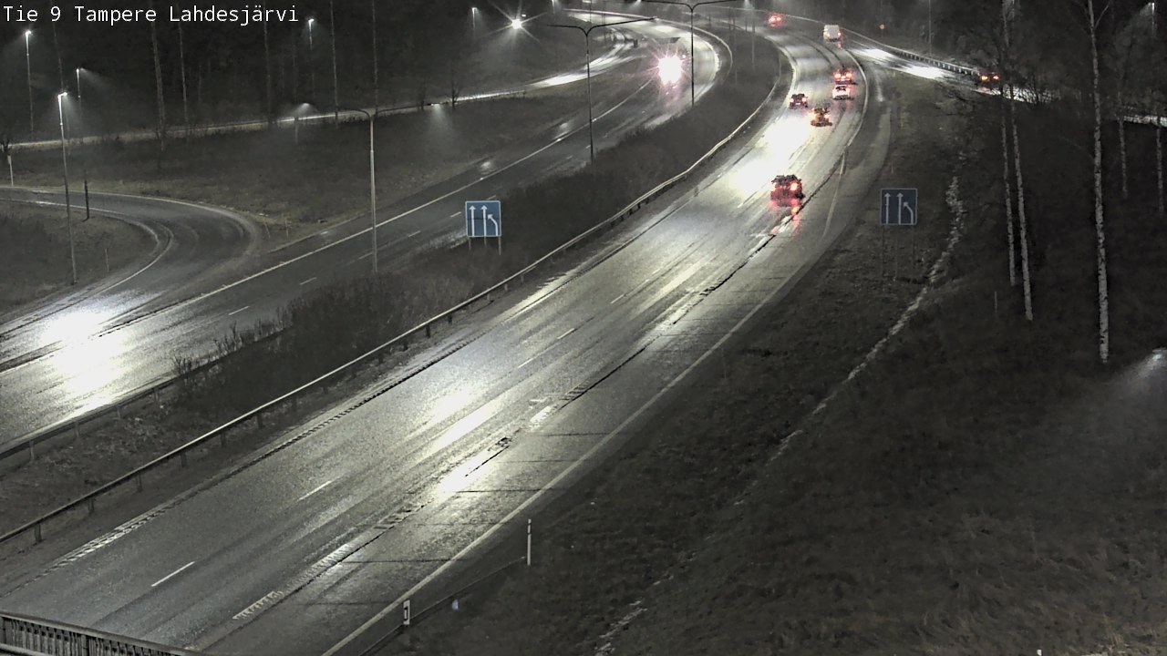 Weather Camera Image Väg 9 Tammerfors, Lahdesjärvi, Tampere, Pirkanmaa