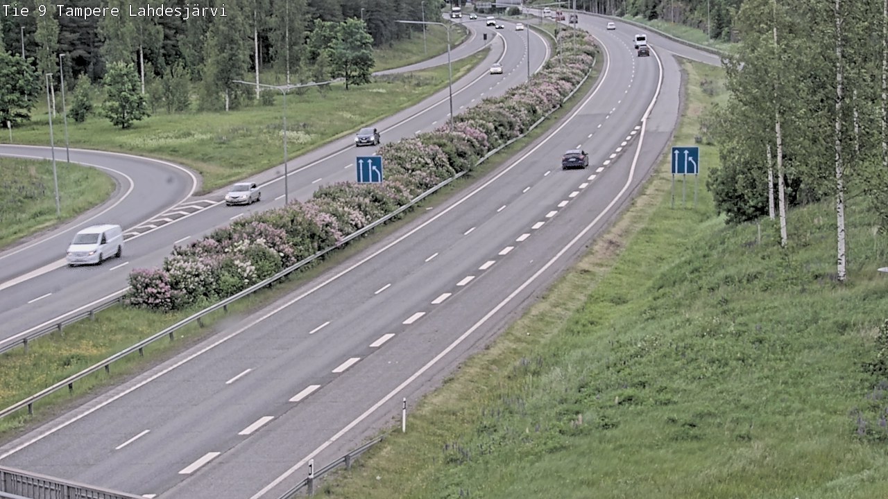 Weather Camera Image Väg 9 Tammerfors, Lahdesjärvi, Tampere, Pirkanmaa
