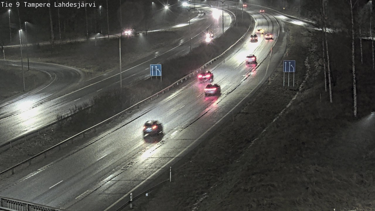 Weather Camera Image Väg 9 Tammerfors, Lahdesjärvi, Tampere, Pirkanmaa