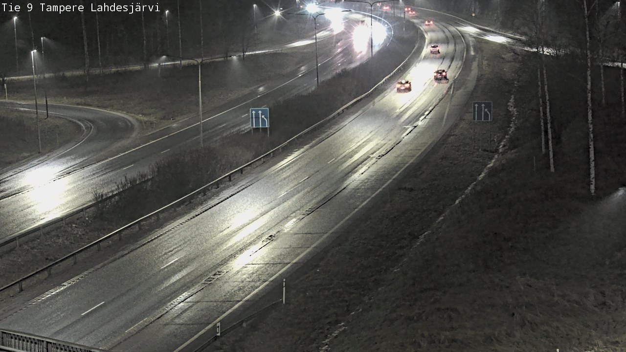 Weather Camera Image Väg 9 Tammerfors, Lahdesjärvi, Tampere, Pirkanmaa