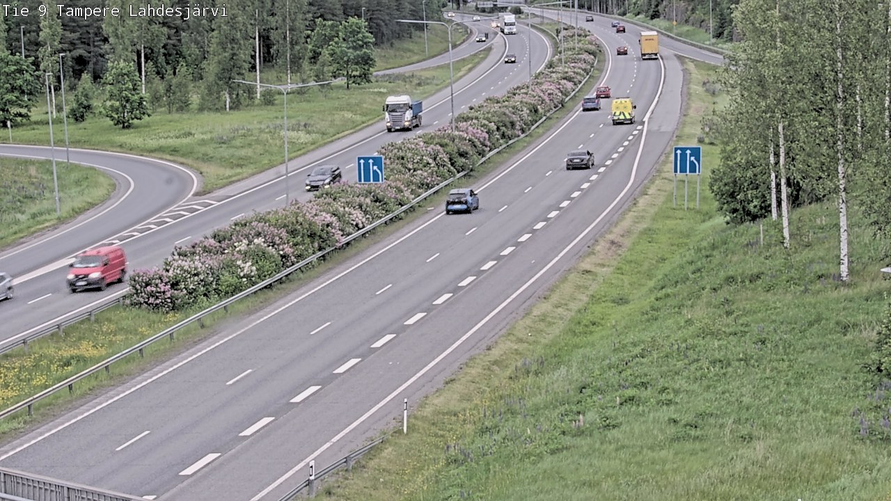 Weather Camera Image Väg 9 Tammerfors, Lahdesjärvi, Tampere, Pirkanmaa