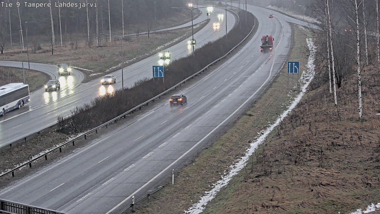 Weather Camera Image Väg 9 Tammerfors, Lahdesjärvi, Tampere, Pirkanmaa