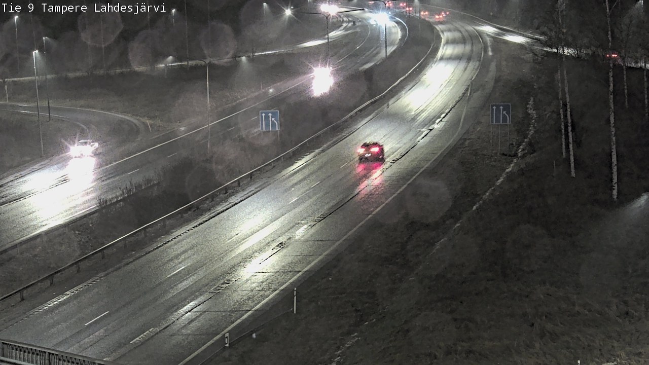 Weather Camera Image Väg 9 Tammerfors, Lahdesjärvi, Tampere, Pirkanmaa