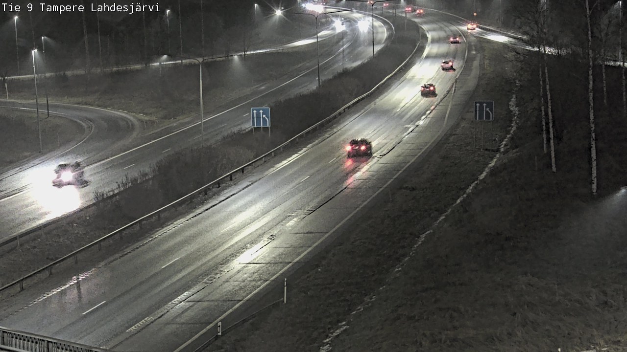 Weather Camera Image Väg 9 Tammerfors, Lahdesjärvi, Tampere, Pirkanmaa