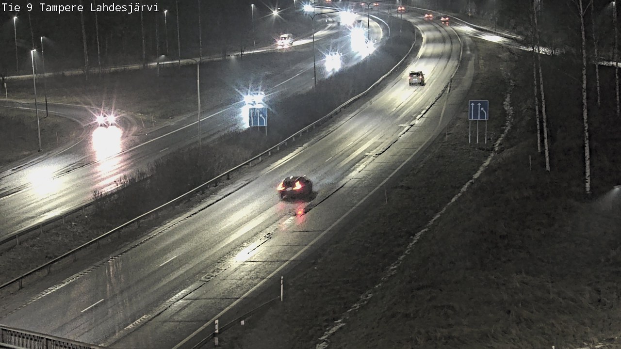 Weather Camera Image Väg 9 Tammerfors, Lahdesjärvi, Tampere, Pirkanmaa
