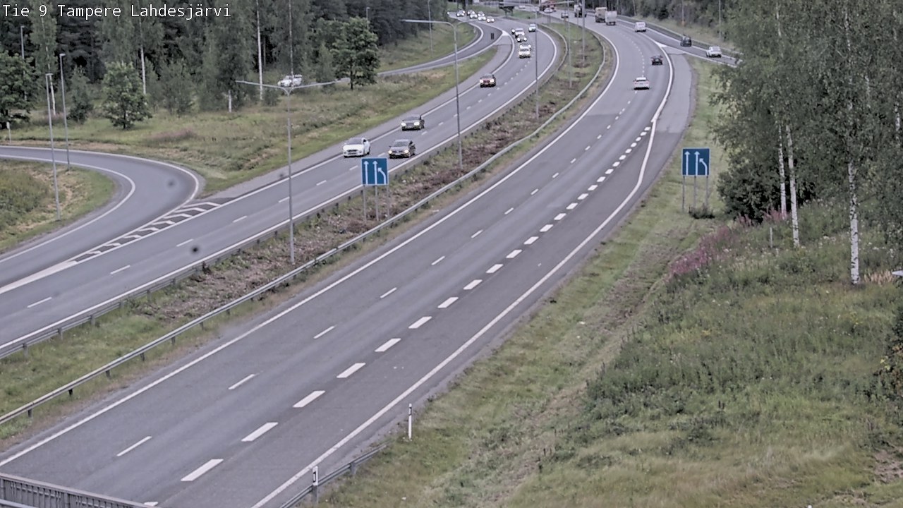 Weather Camera Image Road 9 Tampere, Lahdesjärvi, Tampere, Pirkanmaa