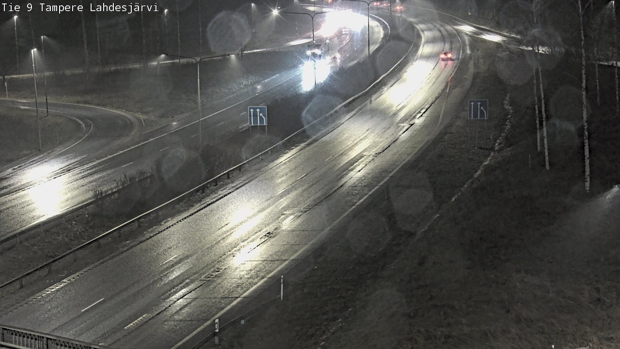 Weather Camera Image Väg 9 Tammerfors, Lahdesjärvi, Tampere, Pirkanmaa