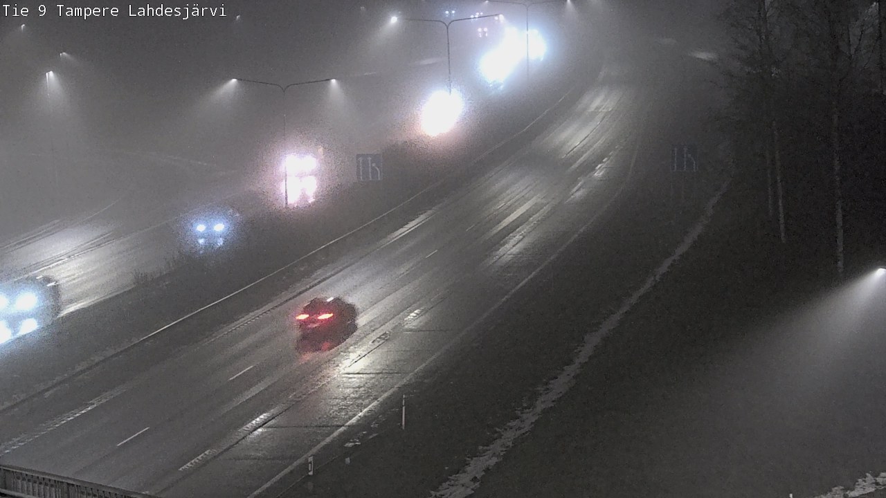 Weather Camera Image Väg 9 Tammerfors, Lahdesjärvi, Tampere, Pirkanmaa