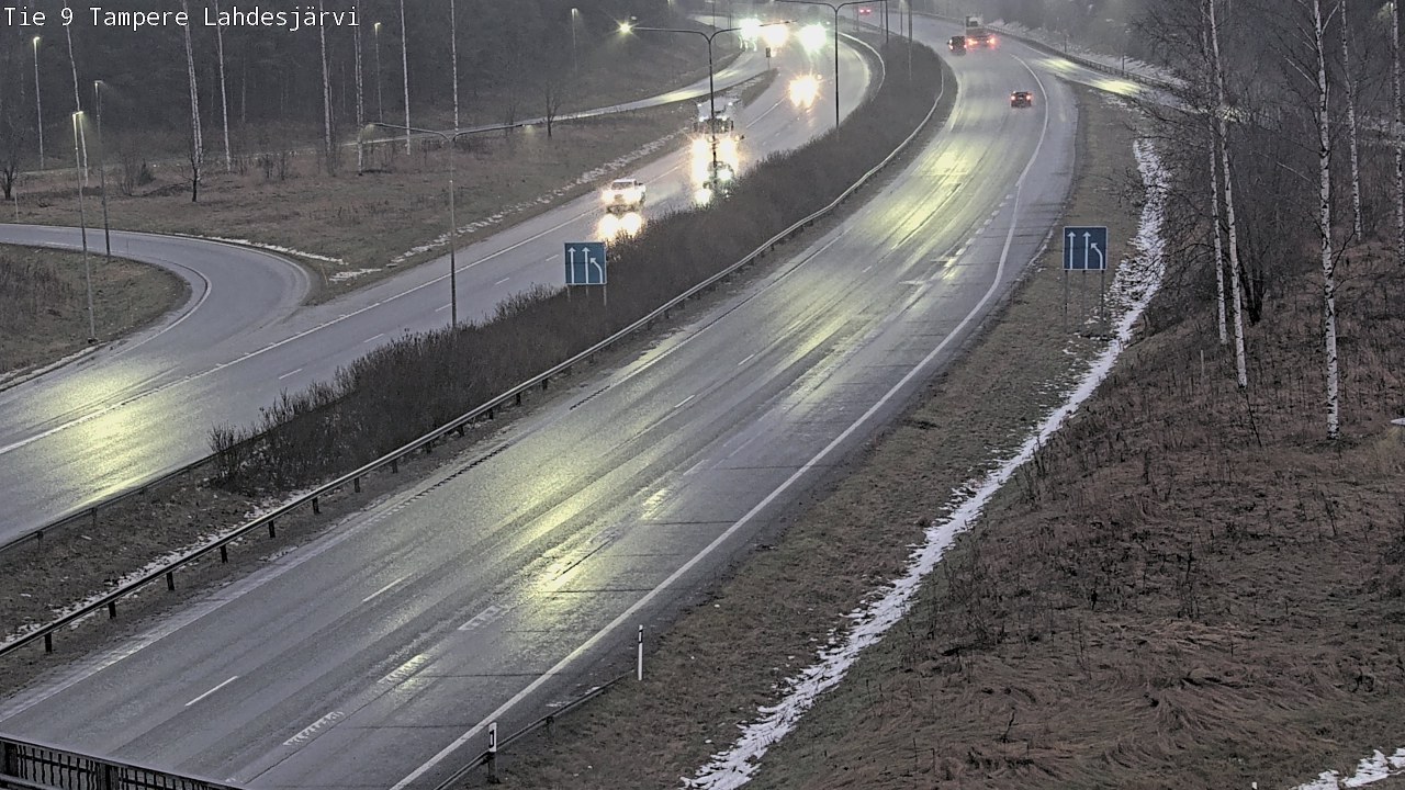 Weather Camera Image Väg 9 Tammerfors, Lahdesjärvi, Tampere, Pirkanmaa