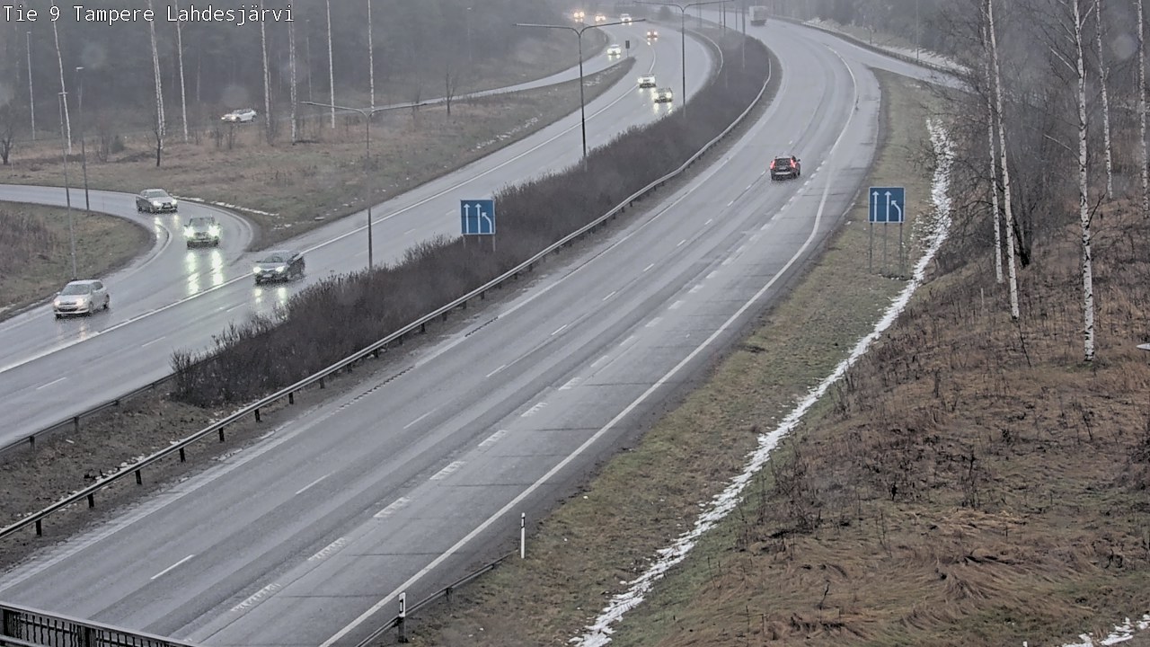 Weather Camera Image Väg 9 Tammerfors, Lahdesjärvi, Tampere, Pirkanmaa