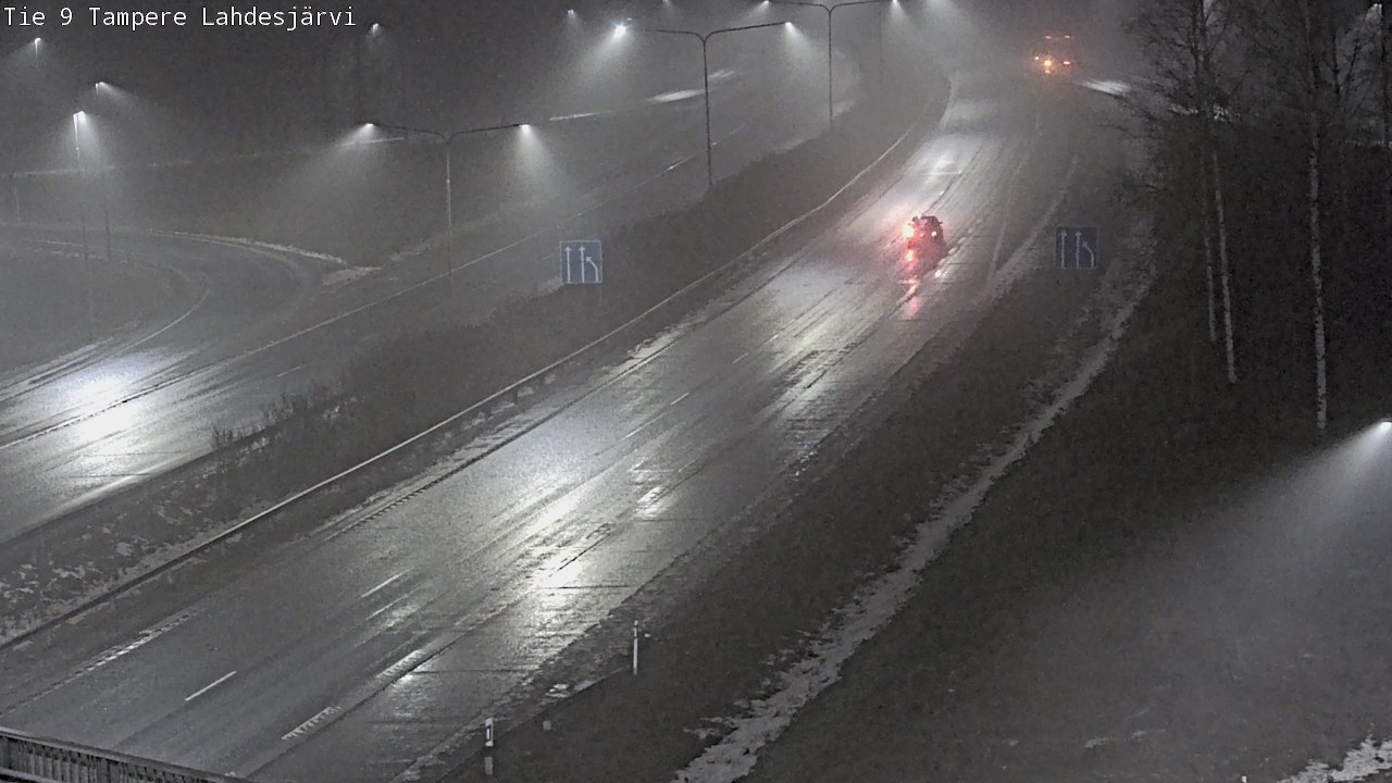 Weather Camera Image Väg 9 Tammerfors, Lahdesjärvi, Tampere, Pirkanmaa