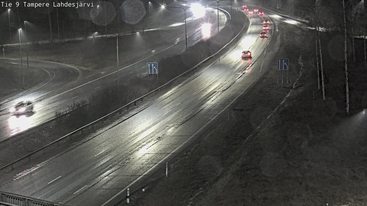 Weather Camera Image Väg 9 Tammerfors, Lahdesjärvi, Tampere, Pirkanmaa