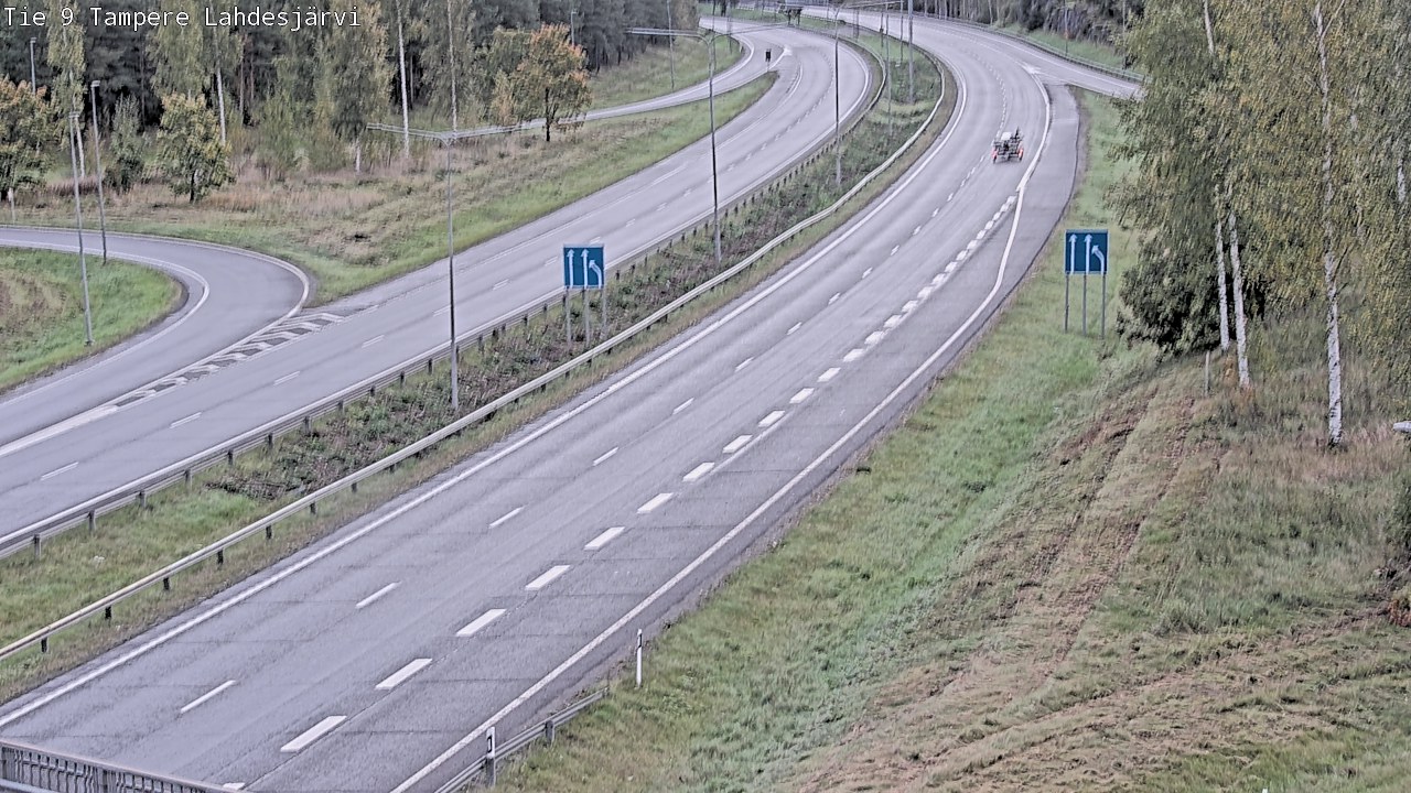 Weather Camera Image Road 9 Tampere, Lahdesjärvi, Tampere, Pirkanmaa