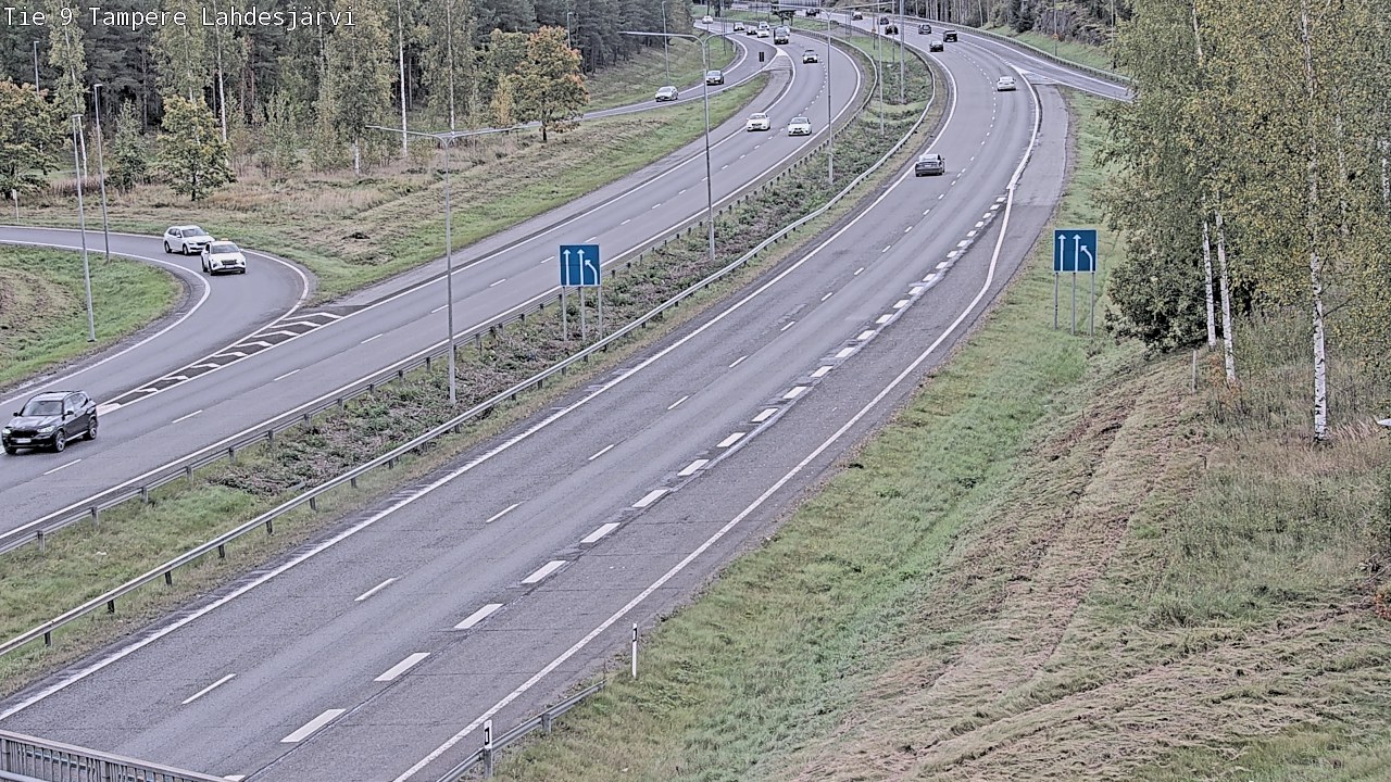 Weather Camera Image Road 9 Tampere, Lahdesjärvi, Tampere, Pirkanmaa