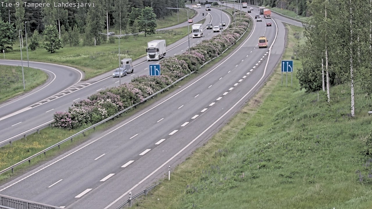 Weather Camera Image Väg 9 Tammerfors, Lahdesjärvi, Tampere, Pirkanmaa