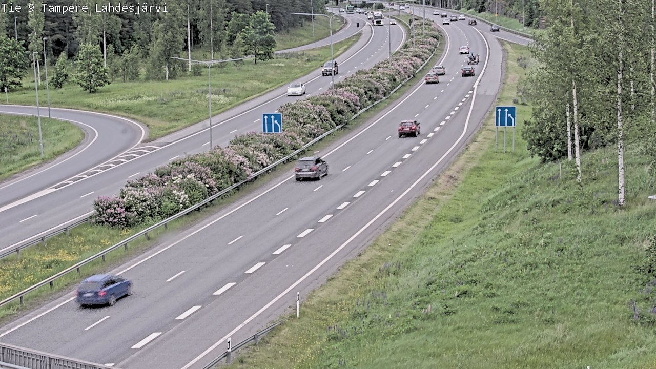 Weather Camera Image Väg 9 Tammerfors, Lahdesjärvi, Tampere, Pirkanmaa