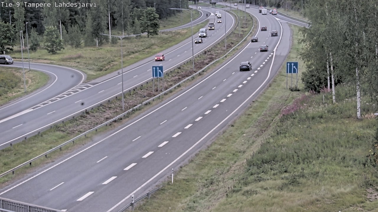 Weather Camera Image Road 9 Tampere, Lahdesjärvi, Tampere, Pirkanmaa