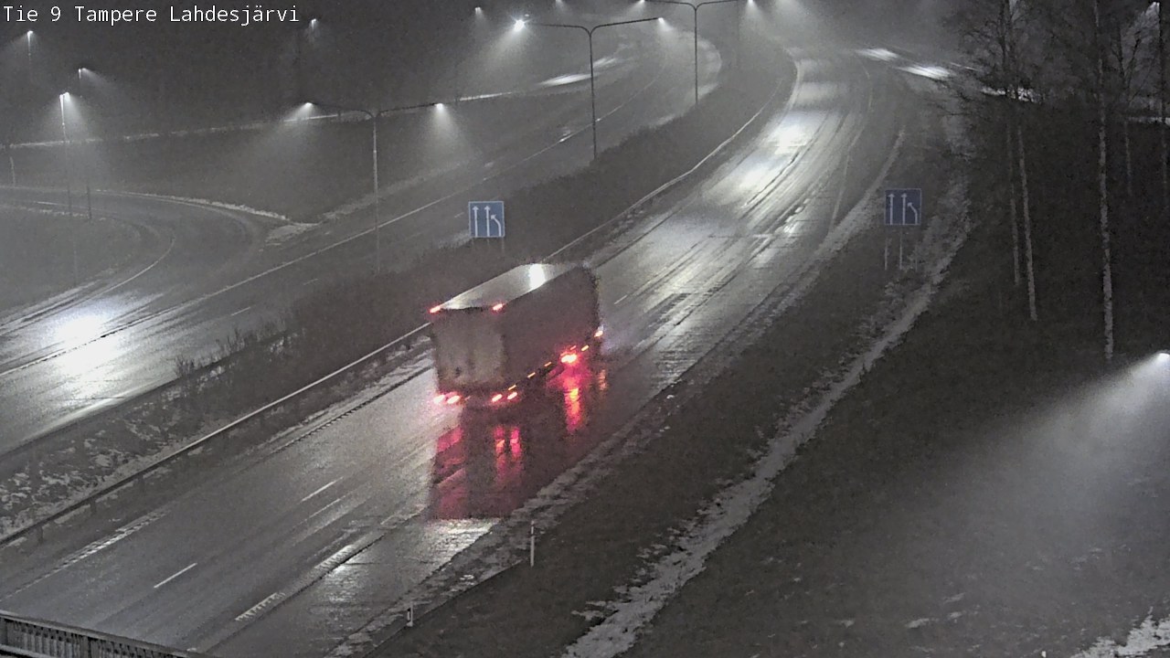 Weather Camera Image Väg 9 Tammerfors, Lahdesjärvi, Tampere, Pirkanmaa