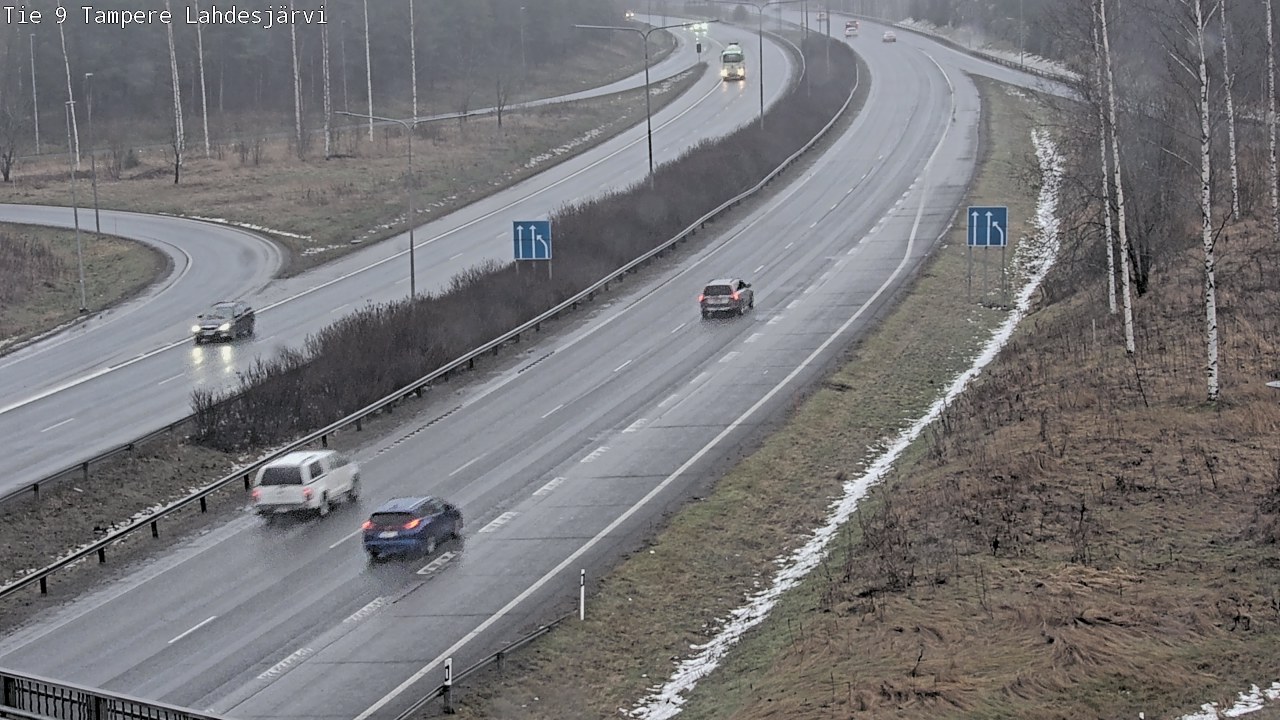 Weather Camera Image Väg 9 Tammerfors, Lahdesjärvi, Tampere, Pirkanmaa