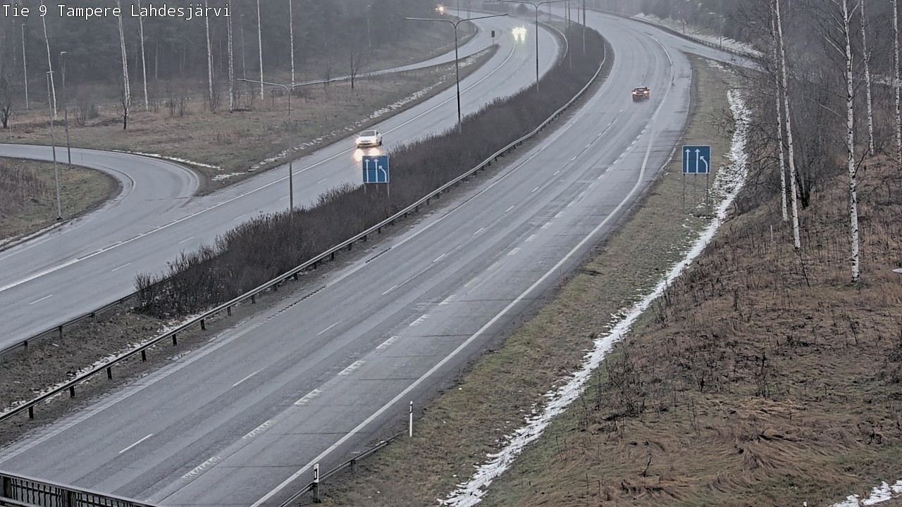 Weather Camera Image Väg 9 Tammerfors, Lahdesjärvi, Tampere, Pirkanmaa