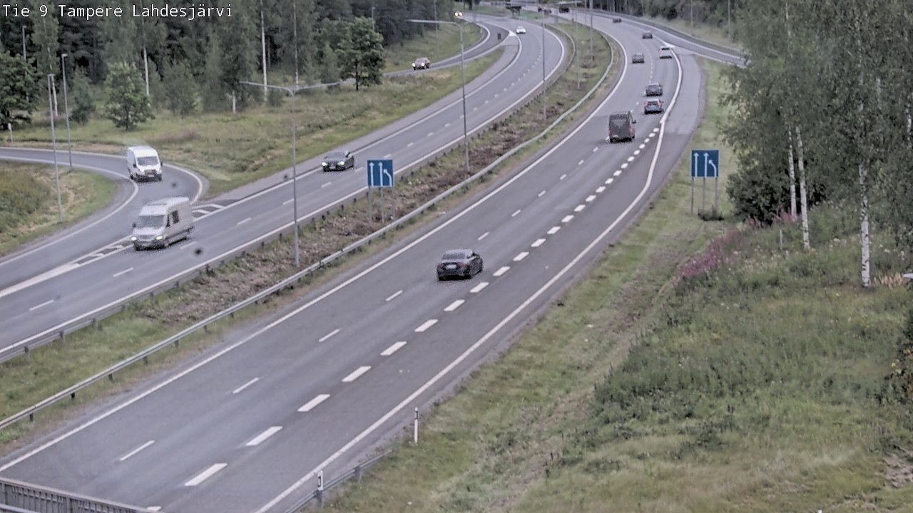 Weather Camera Image Road 9 Tampere, Lahdesjärvi, Tampere, Pirkanmaa