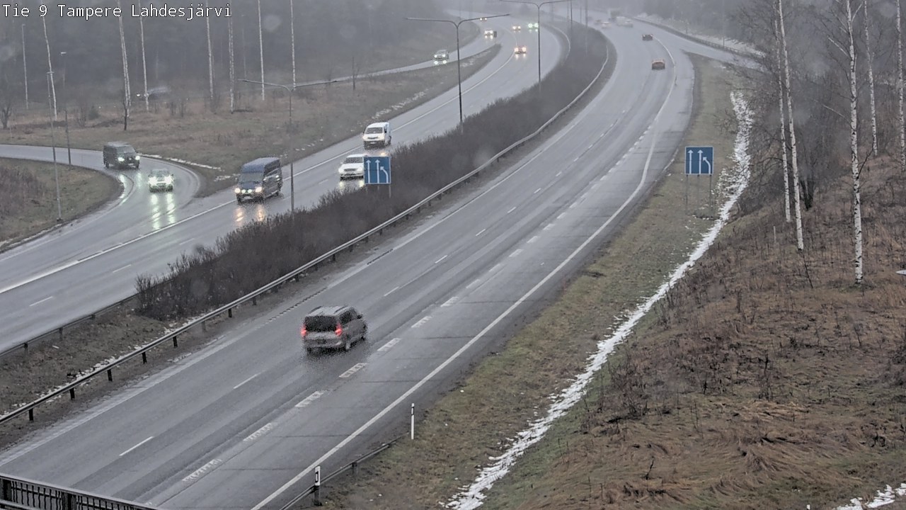 Weather Camera Image Väg 9 Tammerfors, Lahdesjärvi, Tampere, Pirkanmaa