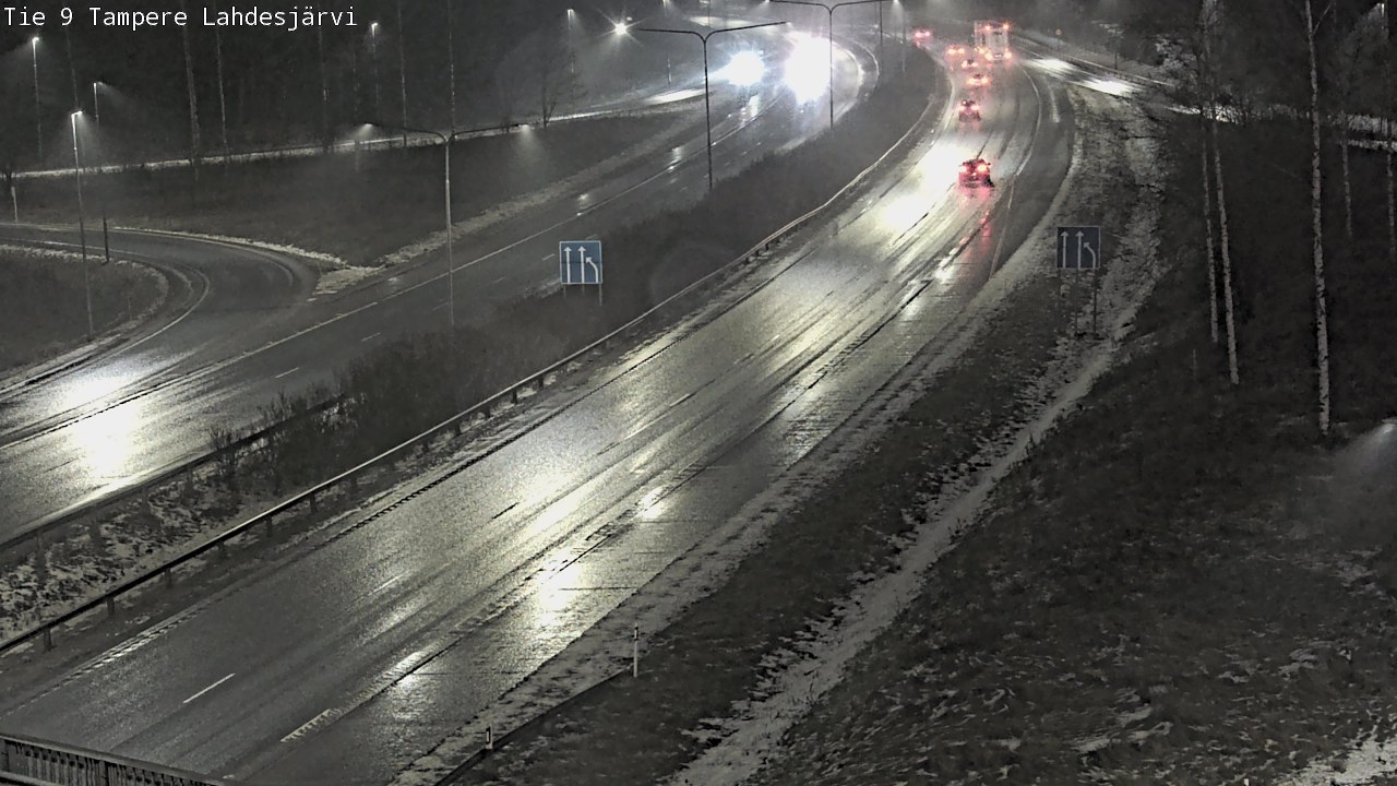 Weather Camera Image Väg 9 Tammerfors, Lahdesjärvi, Tampere, Pirkanmaa