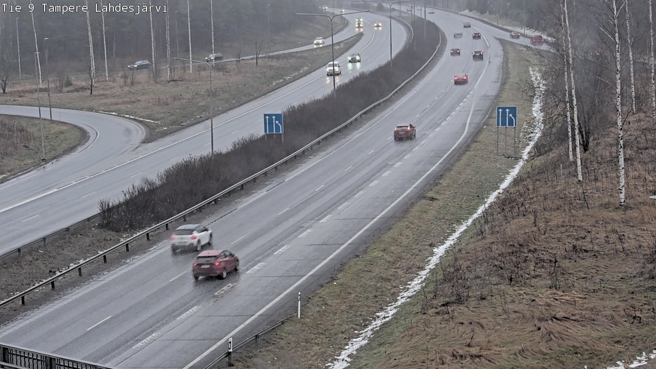 Weather Camera Image Väg 9 Tammerfors, Lahdesjärvi, Tampere, Pirkanmaa