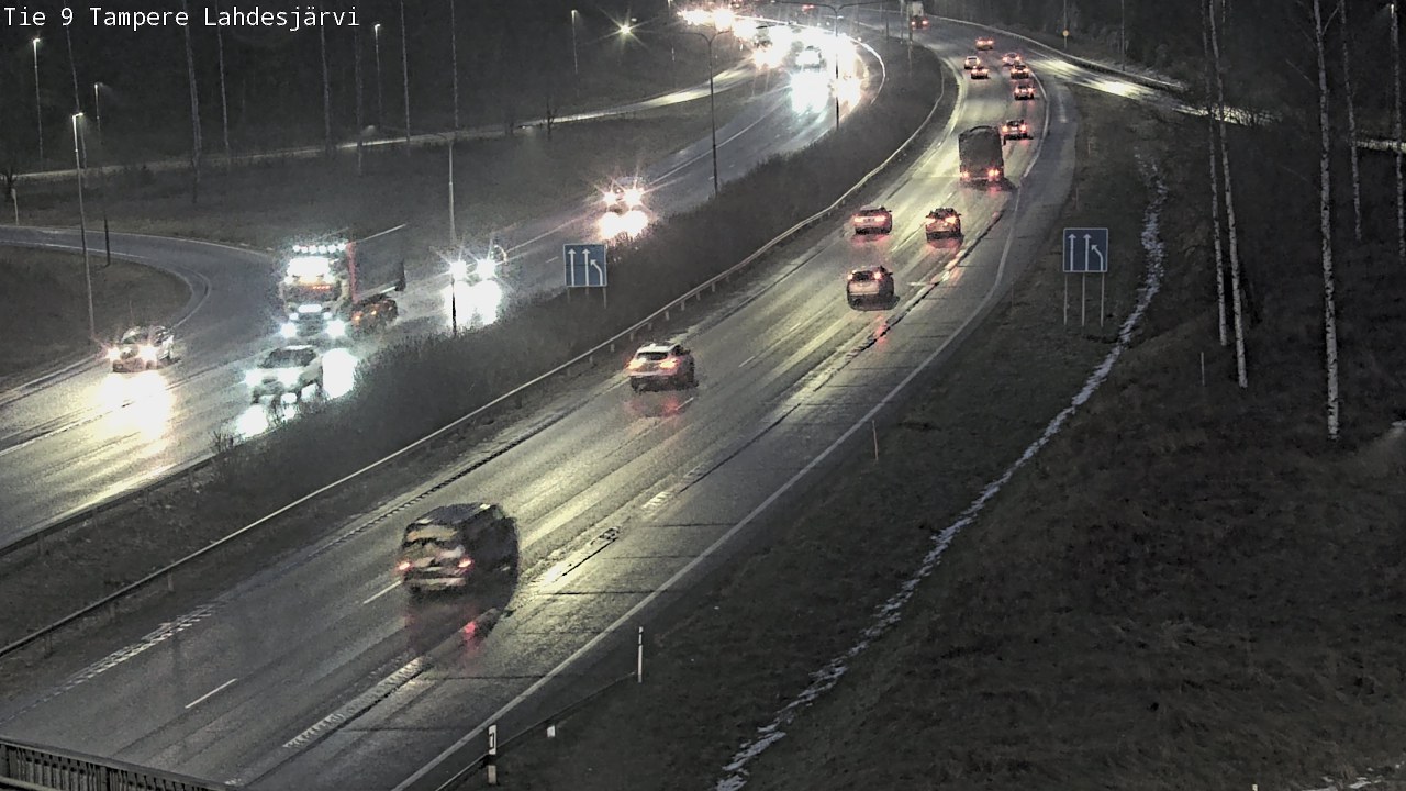 Weather Camera Image Väg 9 Tammerfors, Lahdesjärvi, Tampere, Pirkanmaa