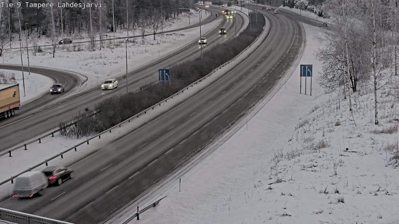Weather Camera Image Road 9 Tampere, Lahdesjärvi, Tampere, Pirkanmaa