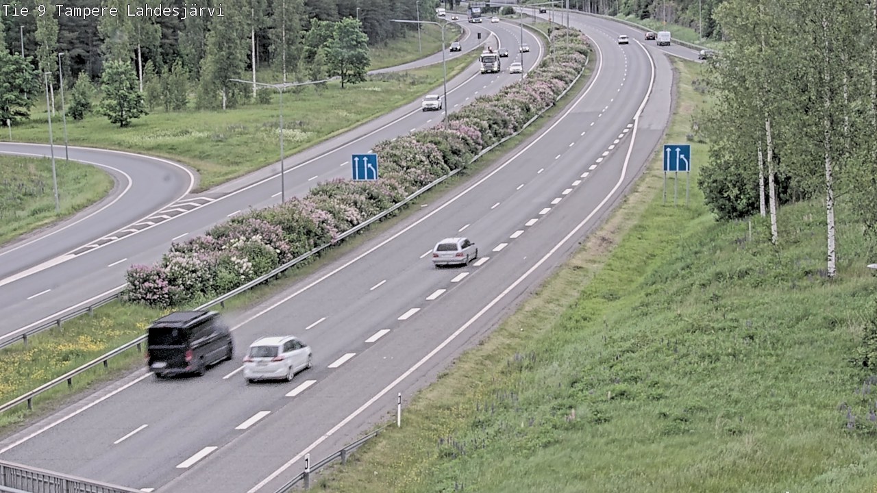Weather Camera Image Väg 9 Tammerfors, Lahdesjärvi, Tampere, Pirkanmaa